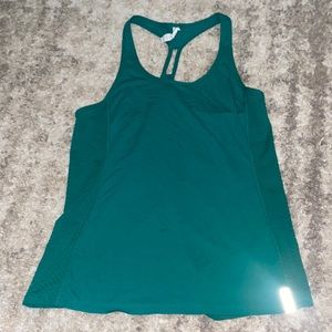 Green under armor tank top